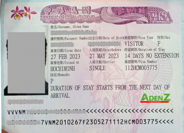 Dịch vụ Visa du lịch Đài Loan lấy gấp